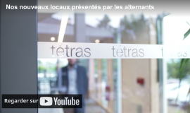 Nos nouveaux locaux présentés par les alternants